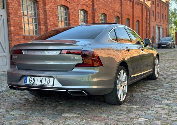 Volvo S90 cena 92900 przebieg: 239000, rok produkcji 2016 z Goniądz małe 92